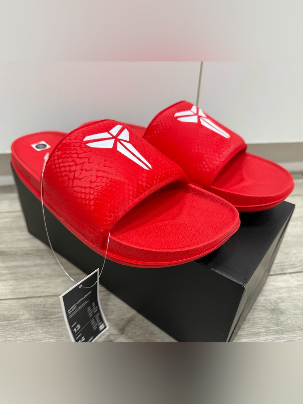 Men's Nike Kobe Bryant Offcourt Slide University Red IF2870-600 White Slides 13